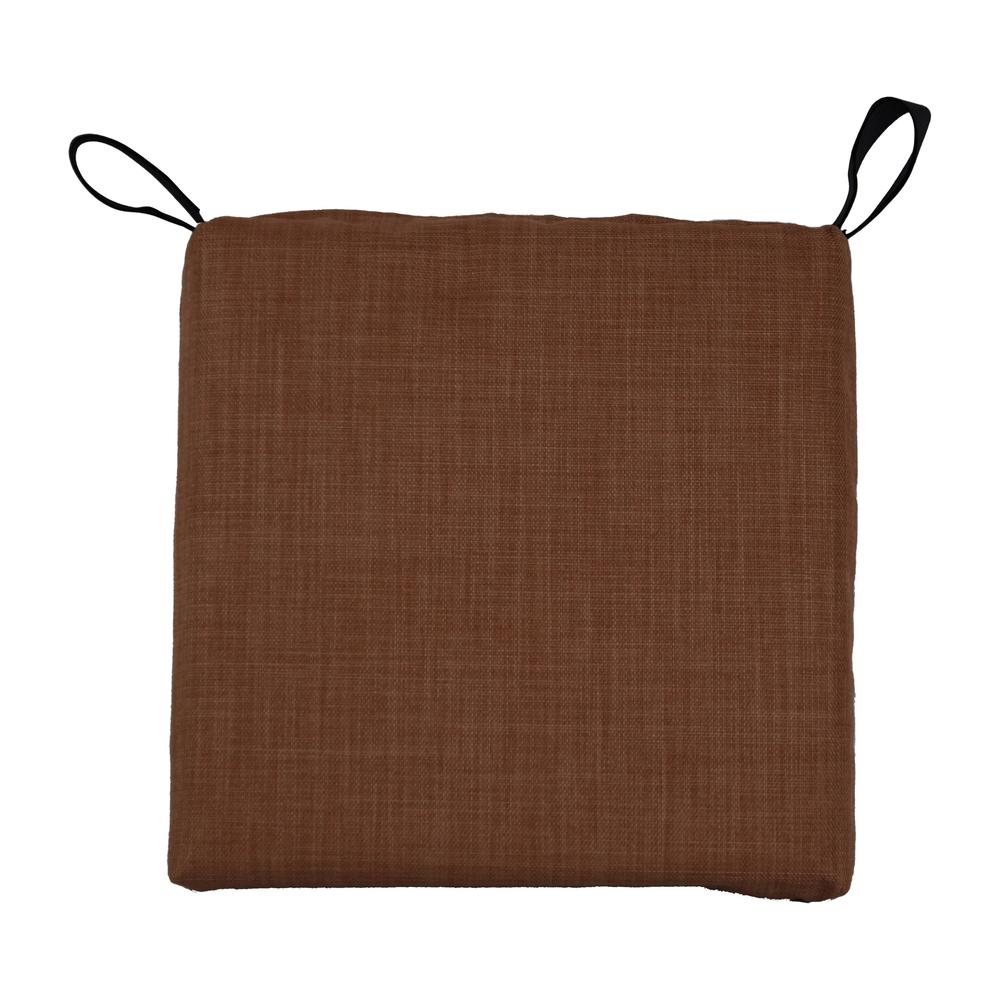 Set of 4 Outdoor Chair Cushions, Cocoa. Picture 2