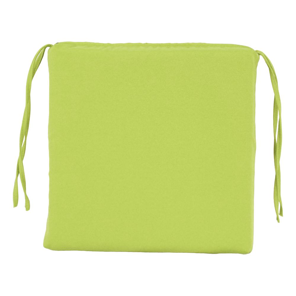 Blazing Needles Set of 4 Indoor Twill Chair Cushions, Mojito Lime. Picture 2