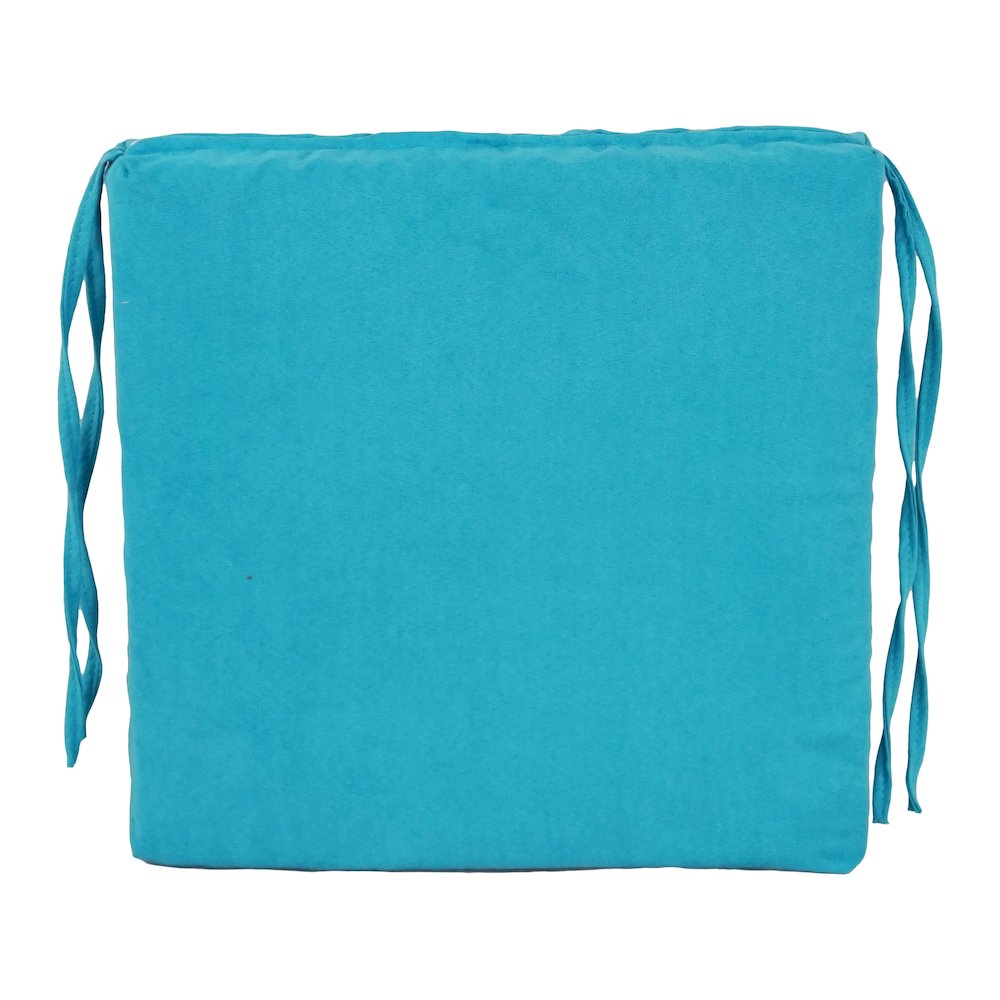 16-inch Premium Solid Polyester Indoor Square Chair Cushions (Set of 6). Picture 2