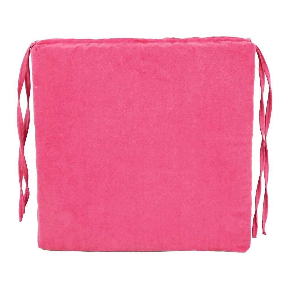 16-inch Premium Solid Polyester Indoor Square Chair Cushions (Set of 6). Picture 2
