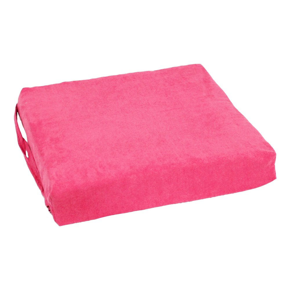 16-inch Premium Solid Polyester Indoor Square Chair Cushions (Set of 6). Picture 3