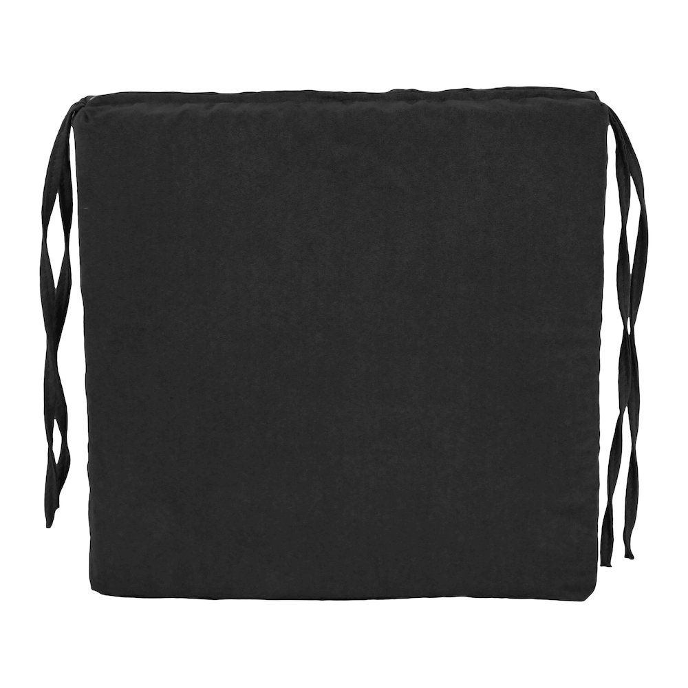 16-inch Premium Solid Polyester Indoor Square Chair Cushions (Set of 6). Picture 2