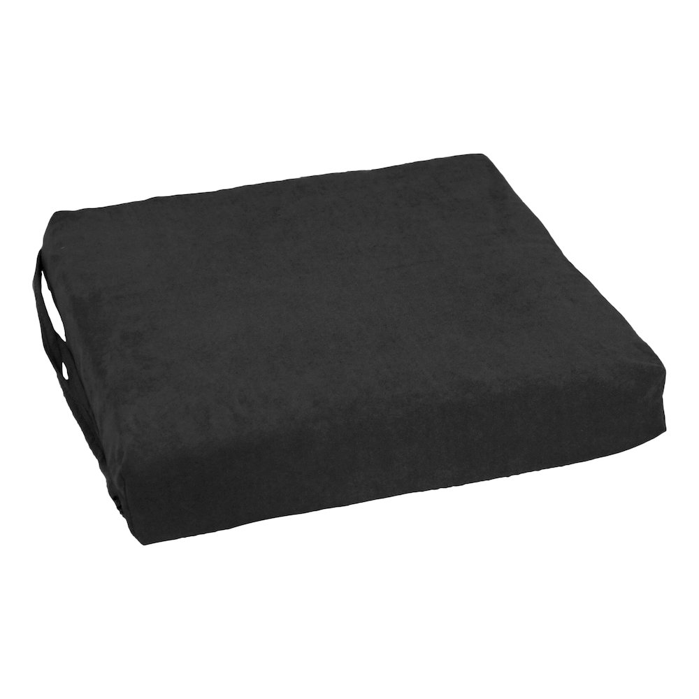 16-inch Premium Solid Polyester Indoor Square Chair Cushions (Set of 6). Picture 3