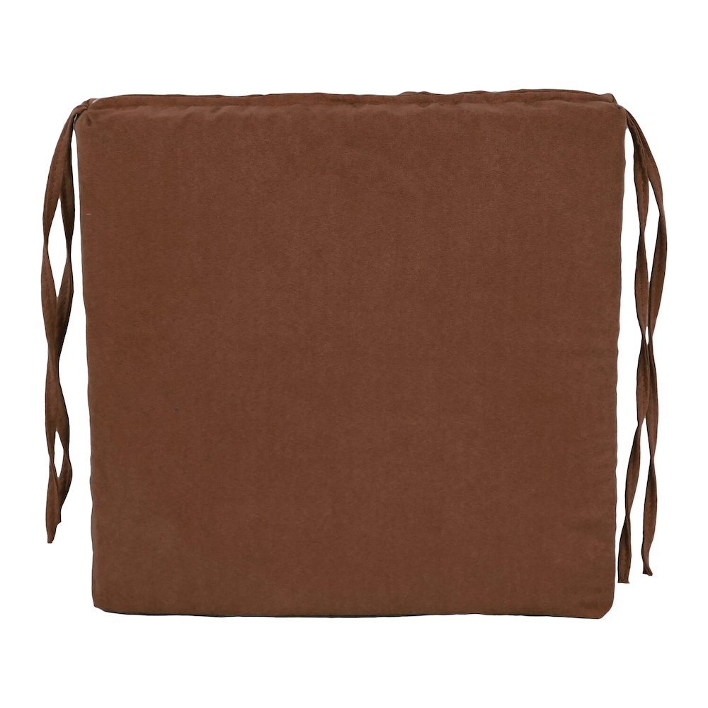 16-inch Premium Solid Polyester Indoor Square Chair Cushions (Set of 6). Picture 2