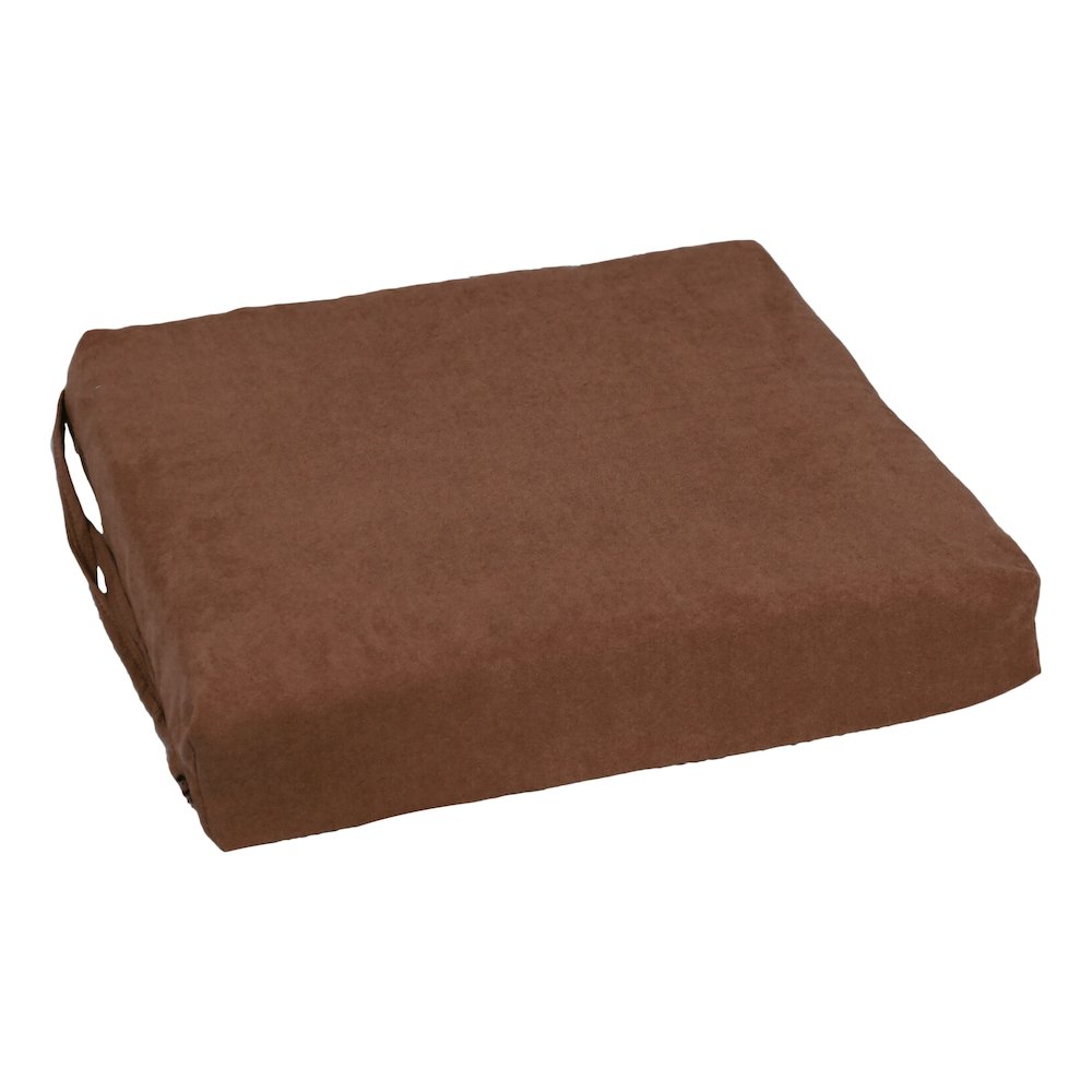 16-inch Premium Solid Polyester Indoor Square Chair Cushions (Set of 6). Picture 3