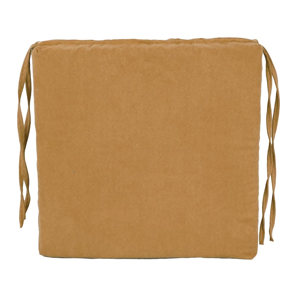 16-inch Premium Solid Polyester Indoor Square Chair Cushions (Set of 6). Picture 2
