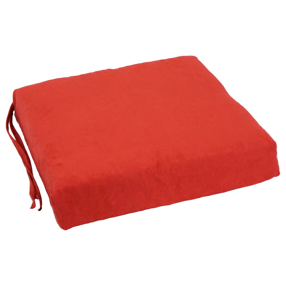 16-inch Premium Solid Polyester Indoor Square Chair Cushions (Set of 6). Picture 3