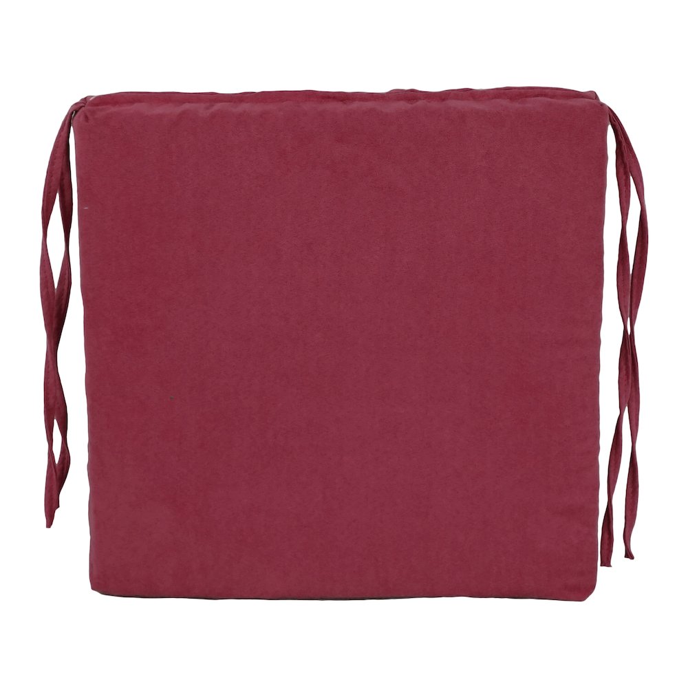 16-inch Premium Solid Polyester Indoor Square Chair Cushions (Set of 6). Picture 2