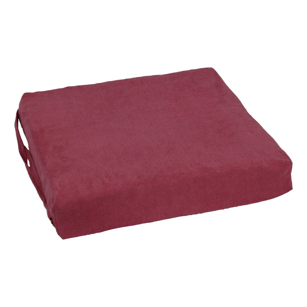 16-inch Premium Solid Polyester Indoor Square Chair Cushions (Set of 6). Picture 3