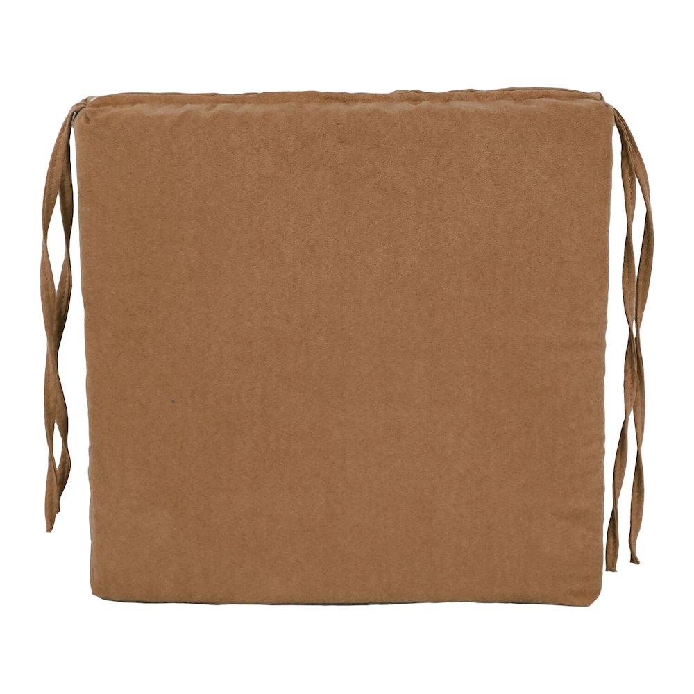 16-inch Premium Solid Polyester Indoor Square Chair Cushions (Set of 6). Picture 2