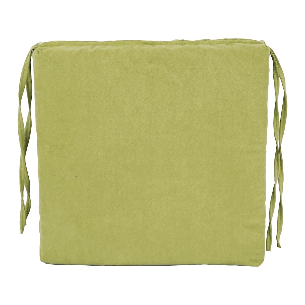 16-inch Premium Solid Polyester Indoor Square Chair Cushions (Set of 6). Picture 2