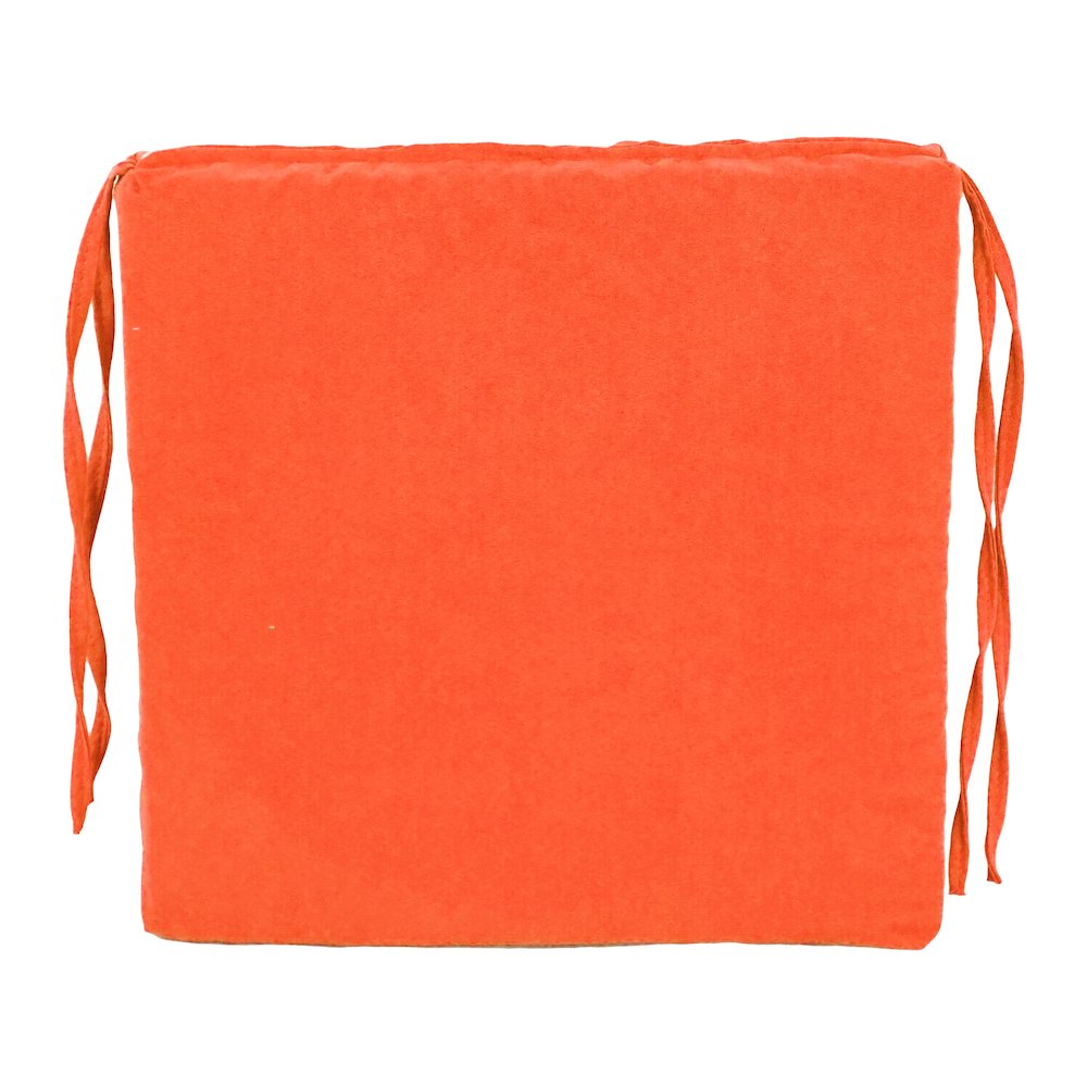 16-inch Premium Solid Polyester Indoor Square Chair Cushions (Set of 6). Picture 2