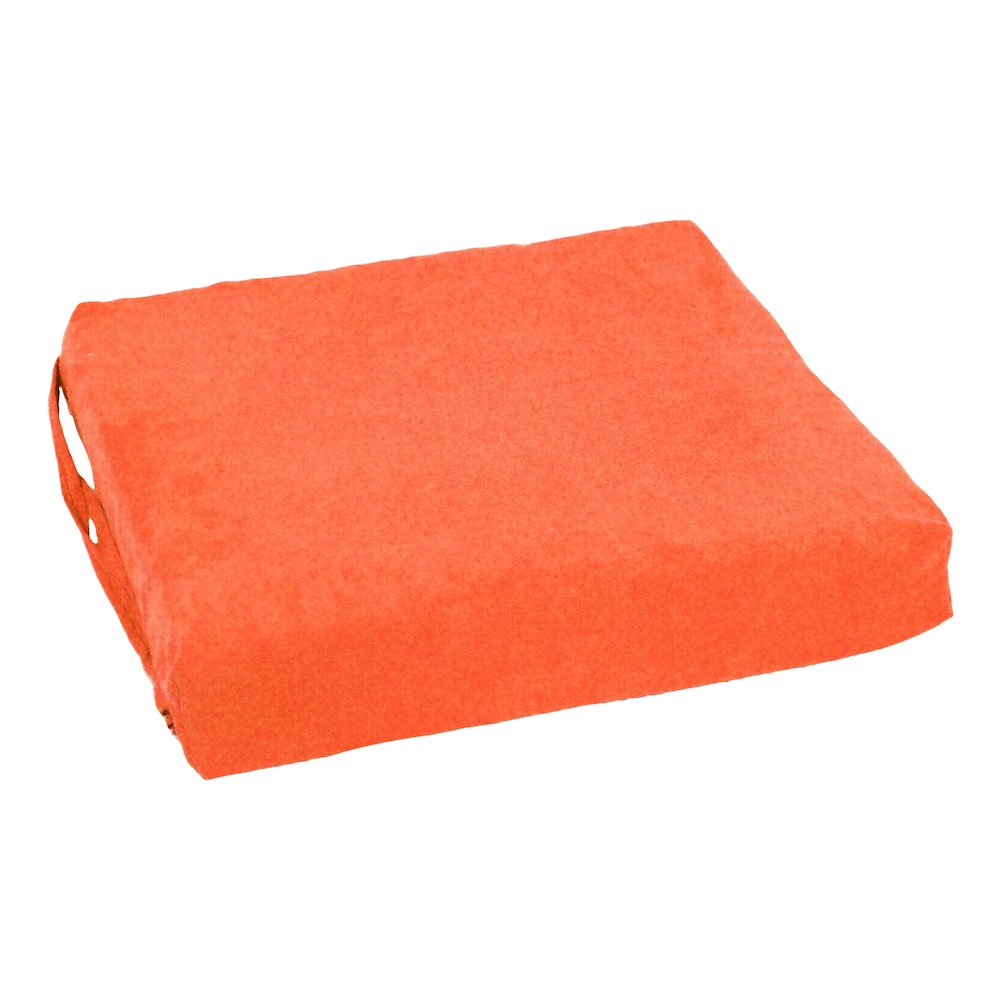16-inch Premium Solid Polyester Indoor Square Chair Cushions (Set of 6). Picture 3