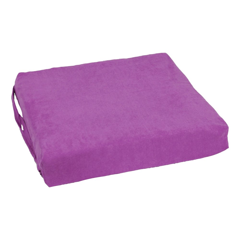 16-inch Premium Solid Polyester Indoor Square Chair Cushions (Set of 6). Picture 3