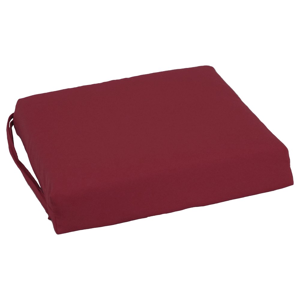 16-inch Twill Indoor Square Chair Cushions (Set of 6). Picture 3