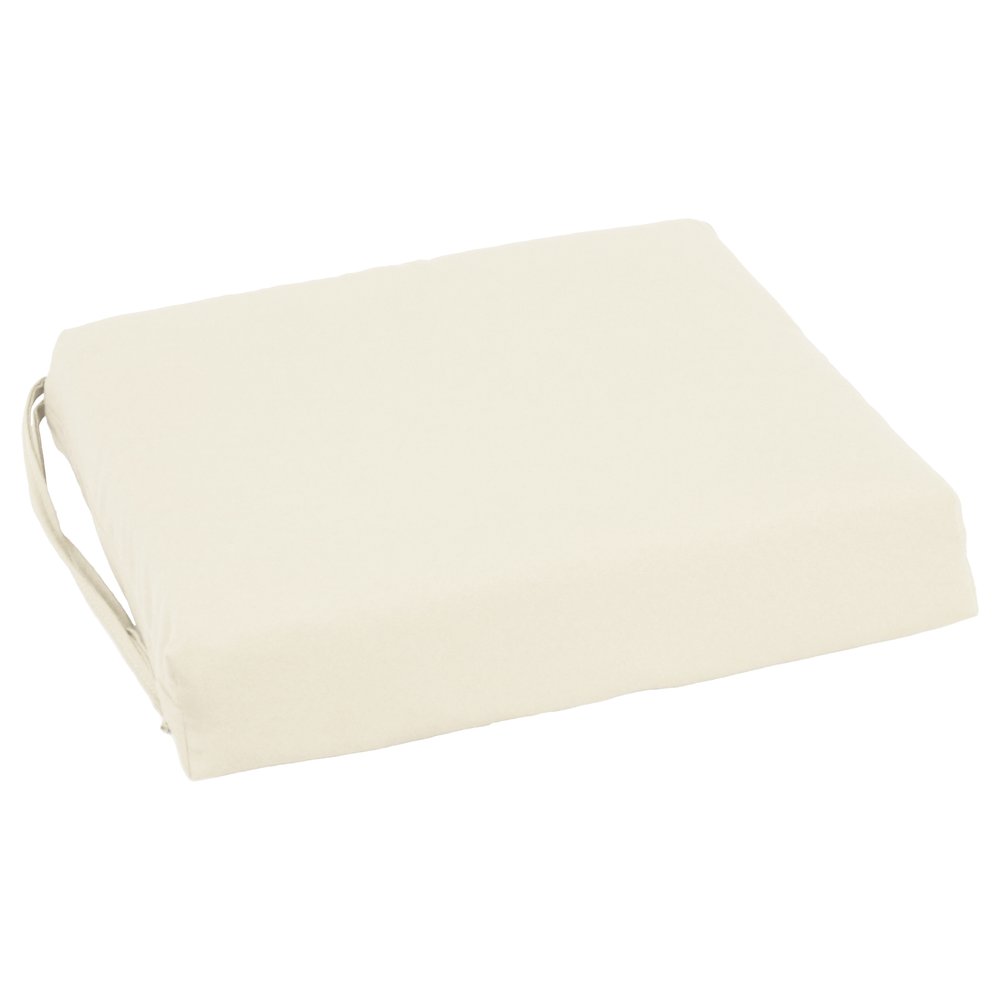 16-inch Twill Indoor Square Chair Cushions (Set of 6). Picture 3