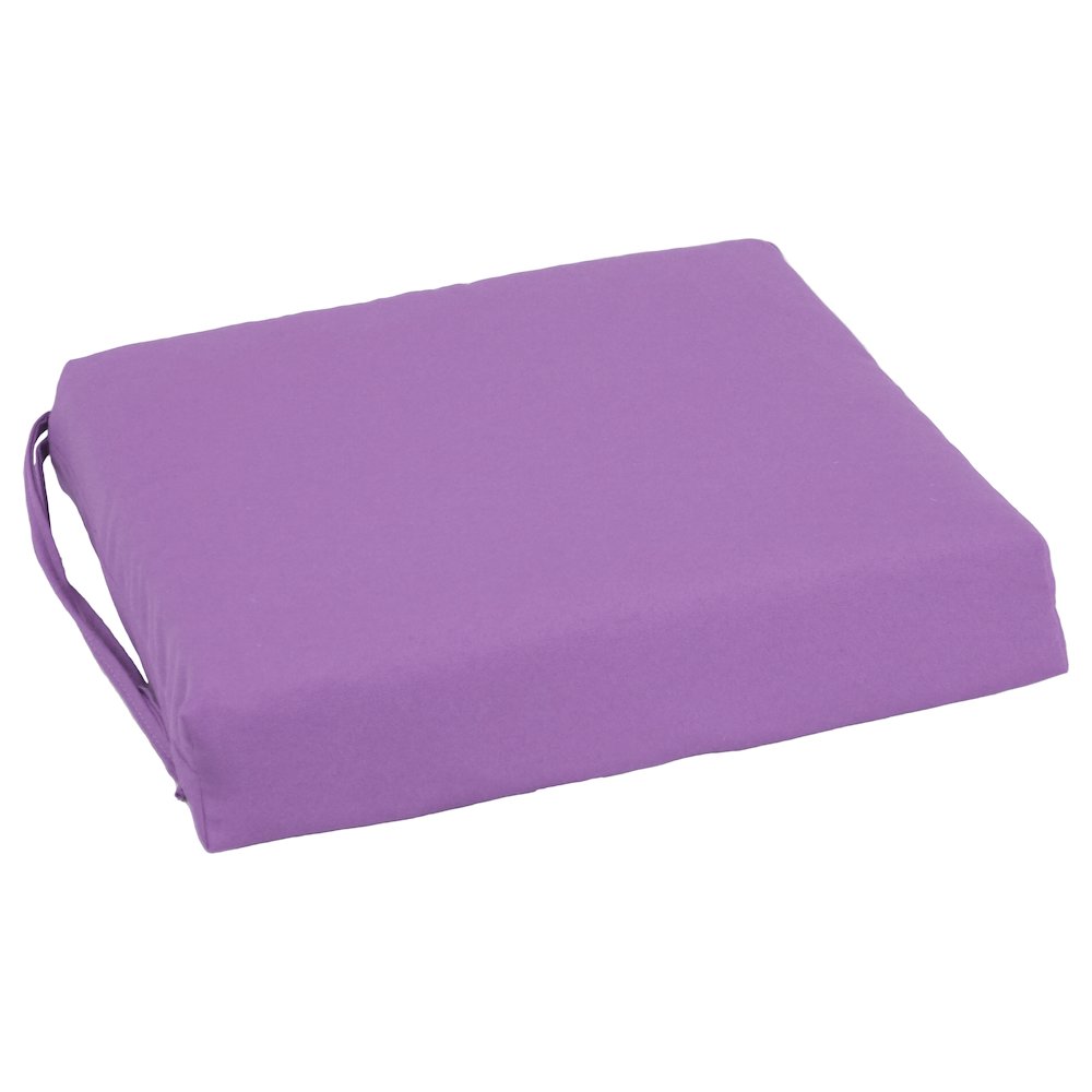 16-inch Twill Indoor Square Chair Cushions (Set of 6). Picture 3