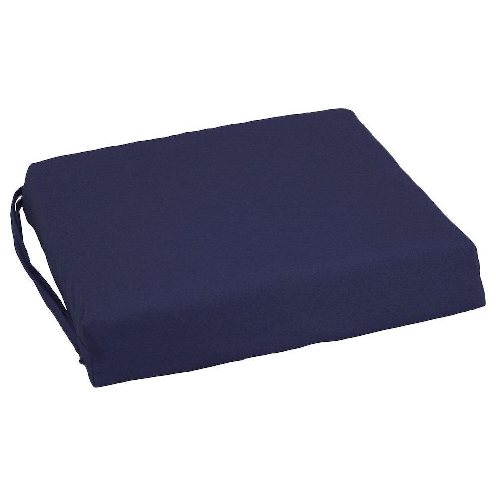 16-inch Twill Indoor Square Chair Cushions (Set of 6). Picture 3