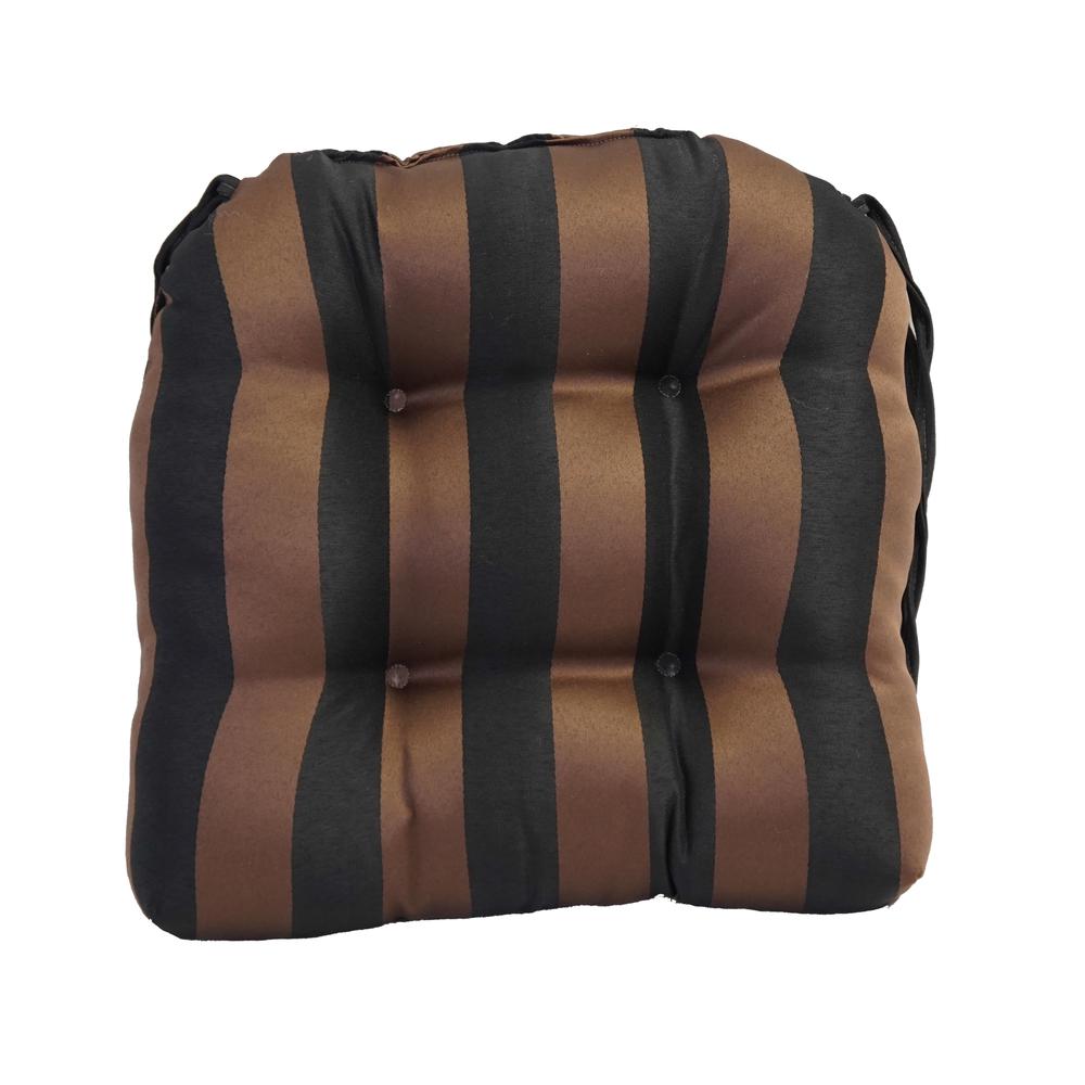 16-inch Spun Polyester Outdoor U-shaped Tufted Chair Cushion. Picture 2
