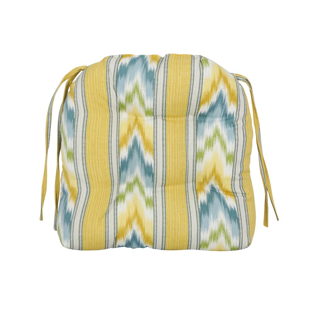 16-inch Spun Polyester Outdoor U-shaped Tufted Chair Cushion. Picture 2