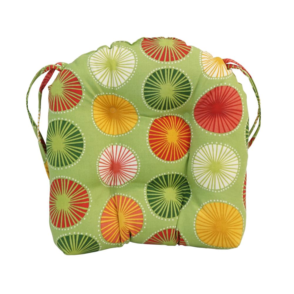 16-inch Spun Polyester Outdoor U-shaped Tufted Chair Cushion. Picture 2