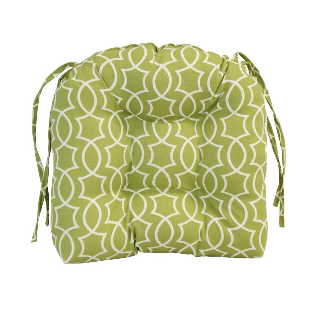 16-inch Spun Polyester Outdoor U-shaped Tufted Chair Cushion. Picture 2