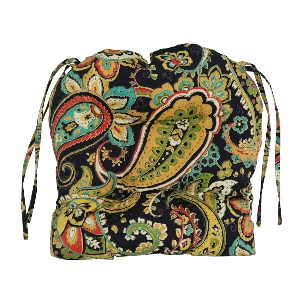 16-inch Polyester Patterned Outdoor U-shaped Chair Cushions (Set of 2). Picture 2