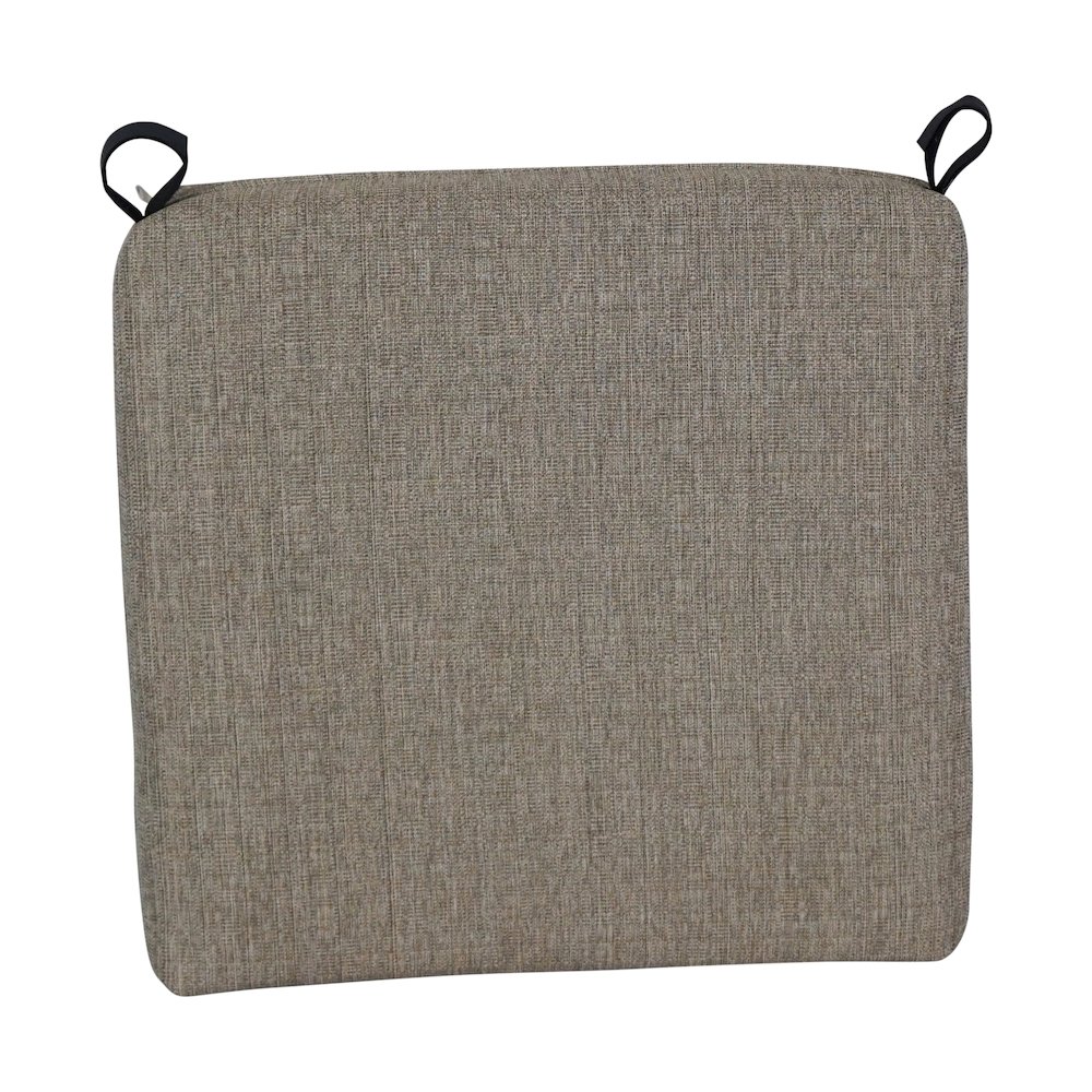 20-inch by 19-inch Premium Olefin Outdoor Chair Cushion. Picture 2