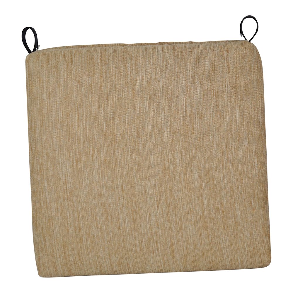 20-inch by 19-inch Premium Olefin Outdoor Chair Cushion. Picture 2