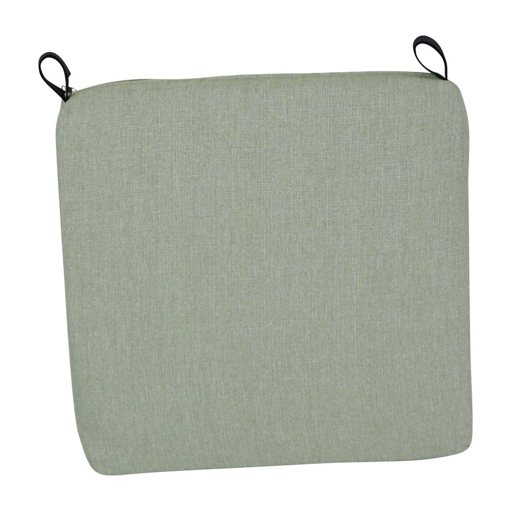 20-inch by 19-inch Premium Olefin Outdoor Chair Cushion. Picture 2