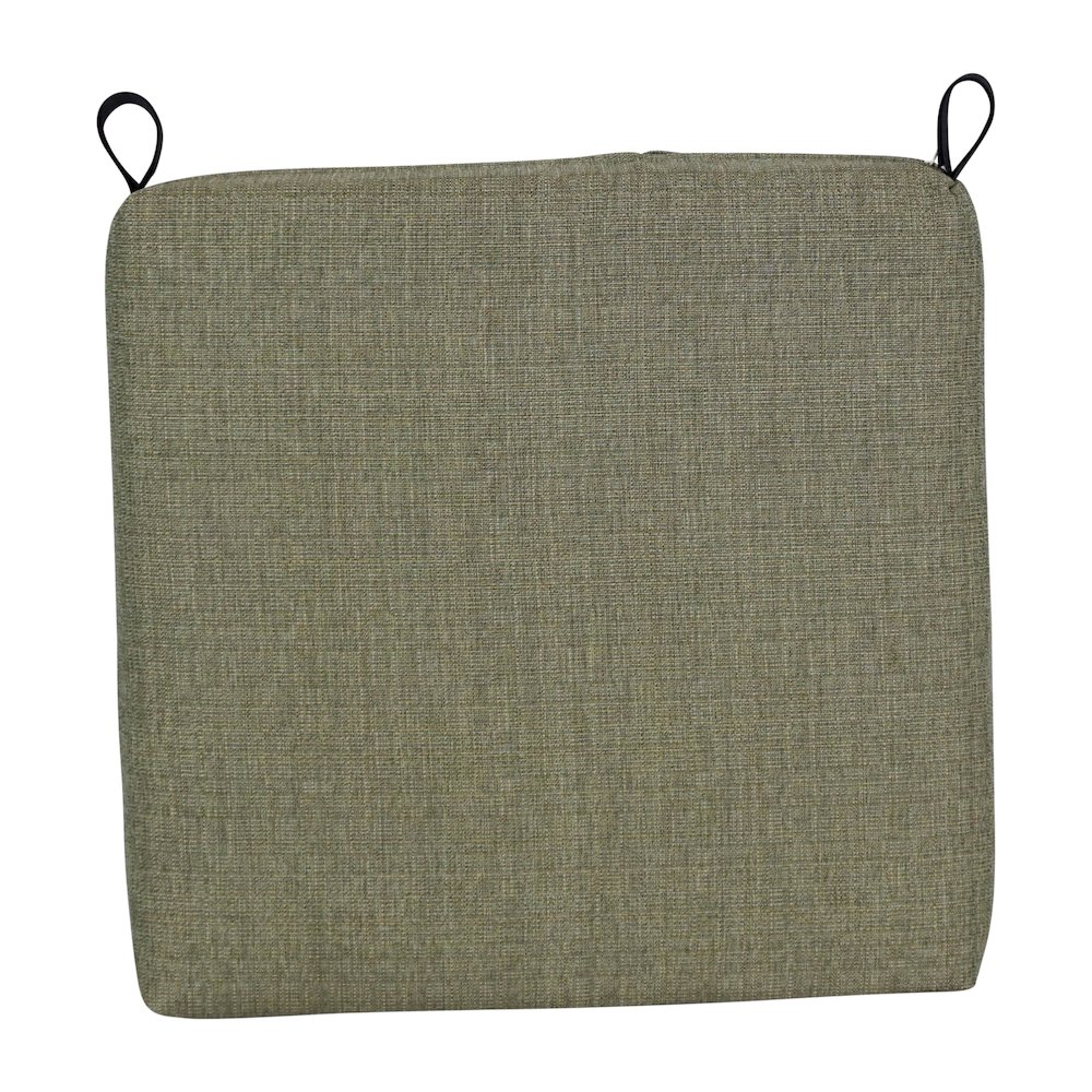 20-inch by 19-inch Premium Olefin Outdoor Chair Cushion. Picture 2