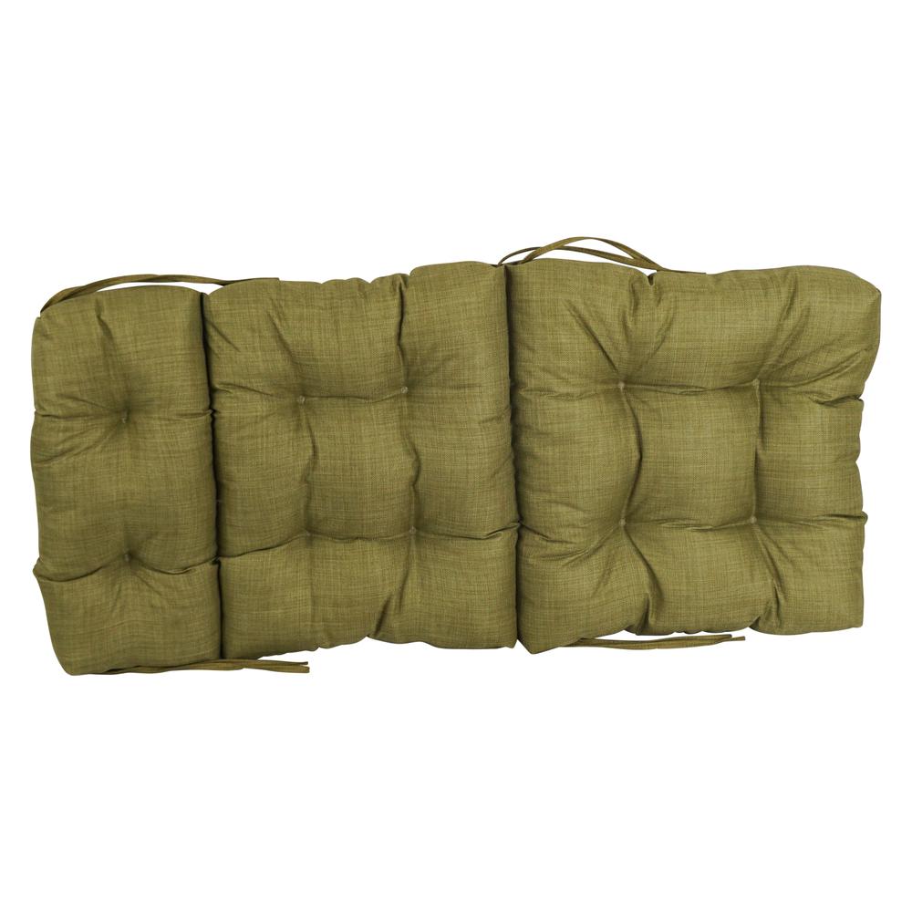22-inch by 45-inch Spun Polyester Solid Outdoor Tufted Chair Cushion. Picture 2