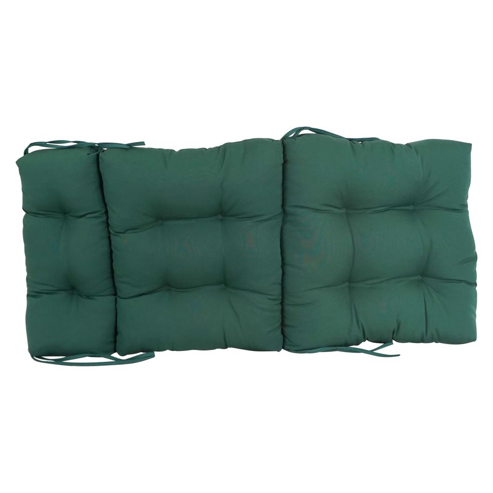 22-inch by 45-inch Solid Twill Tufted Chair Cushion. Picture 2