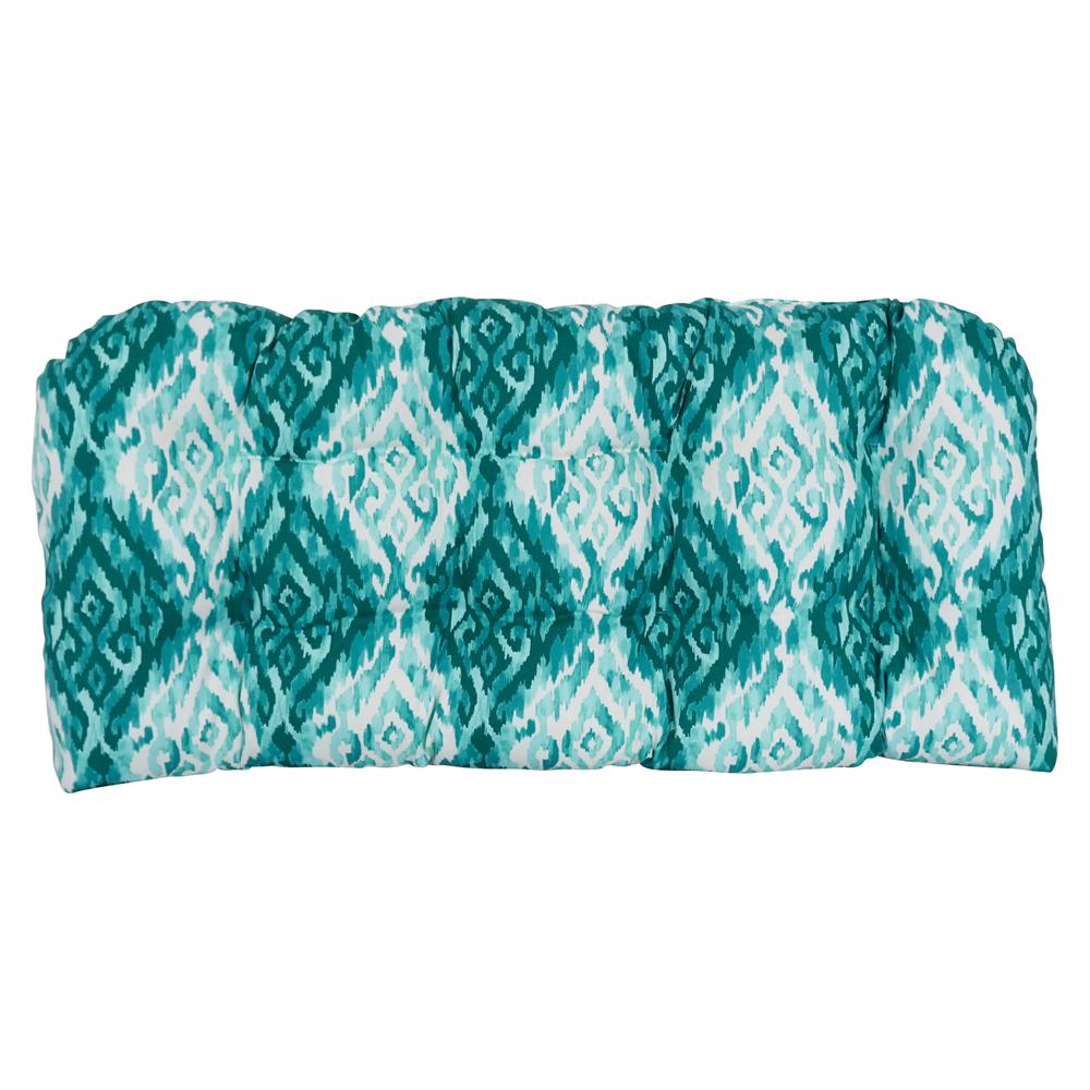 42-inch by 19-inch U-Shaped Patterned Spun Polyester Tufted Settee/Bench Cushion  93180-LS-OD-226. Picture 2