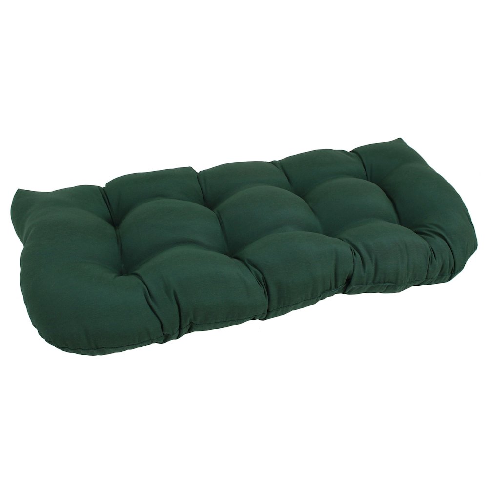42-inch by 19-inch U-Shaped Twill Tufted Settee/Bench Cushion. Picture 2