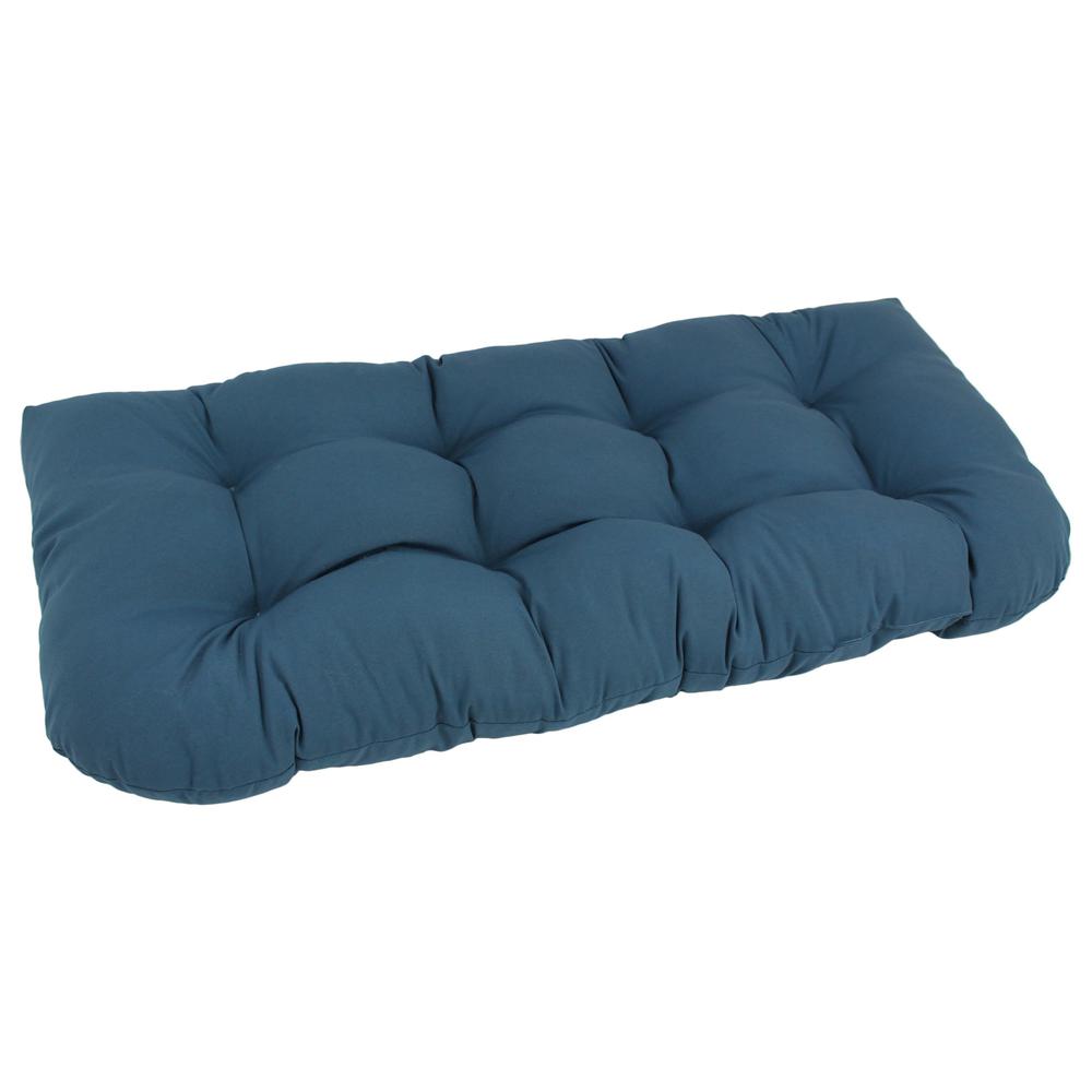 42-inch by 19-inch U-Shaped Twill Tufted Settee/Bench Cushion. Picture 1