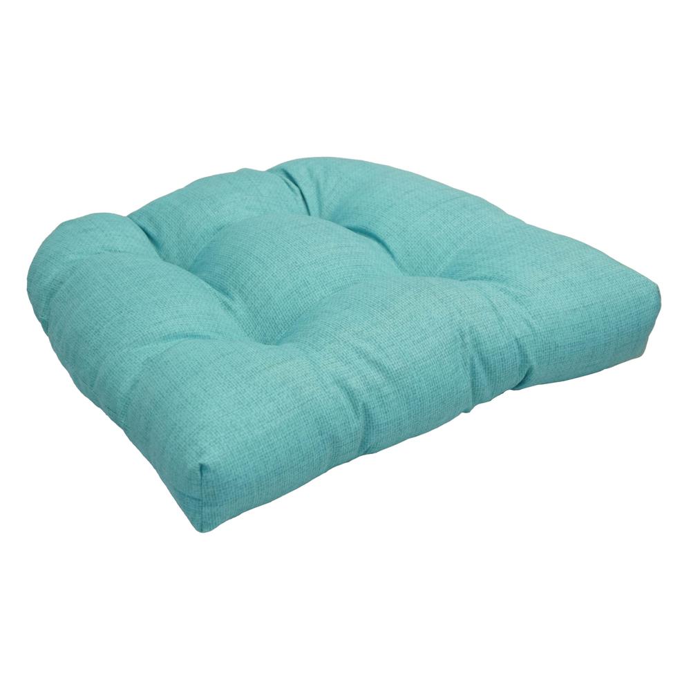 19-inch U-Shaped Spun Polyester Outdoor Tufted Dining Chair Cushion  93184-1CH-JO16-16. Picture 1