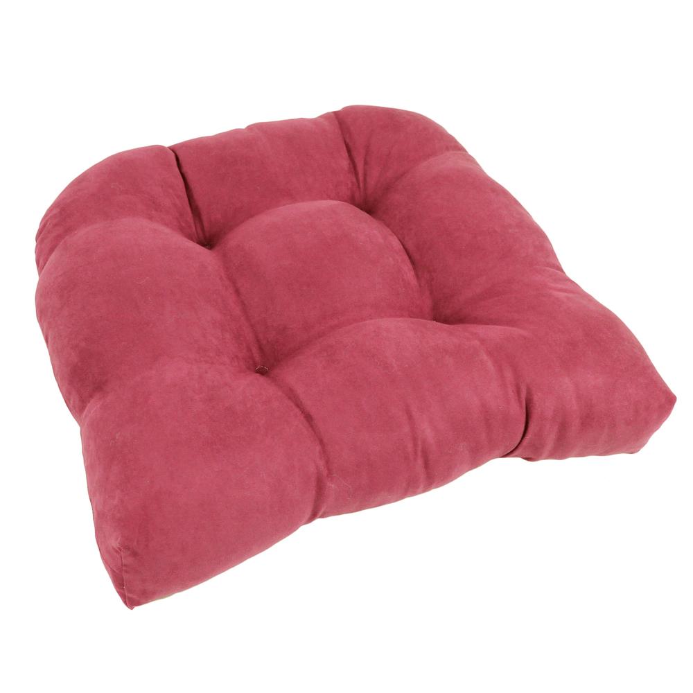 19-inch U-Shaped Microsuede Tufted Dining Chair Cushion  93184-1CH-MS-BB. Picture 1