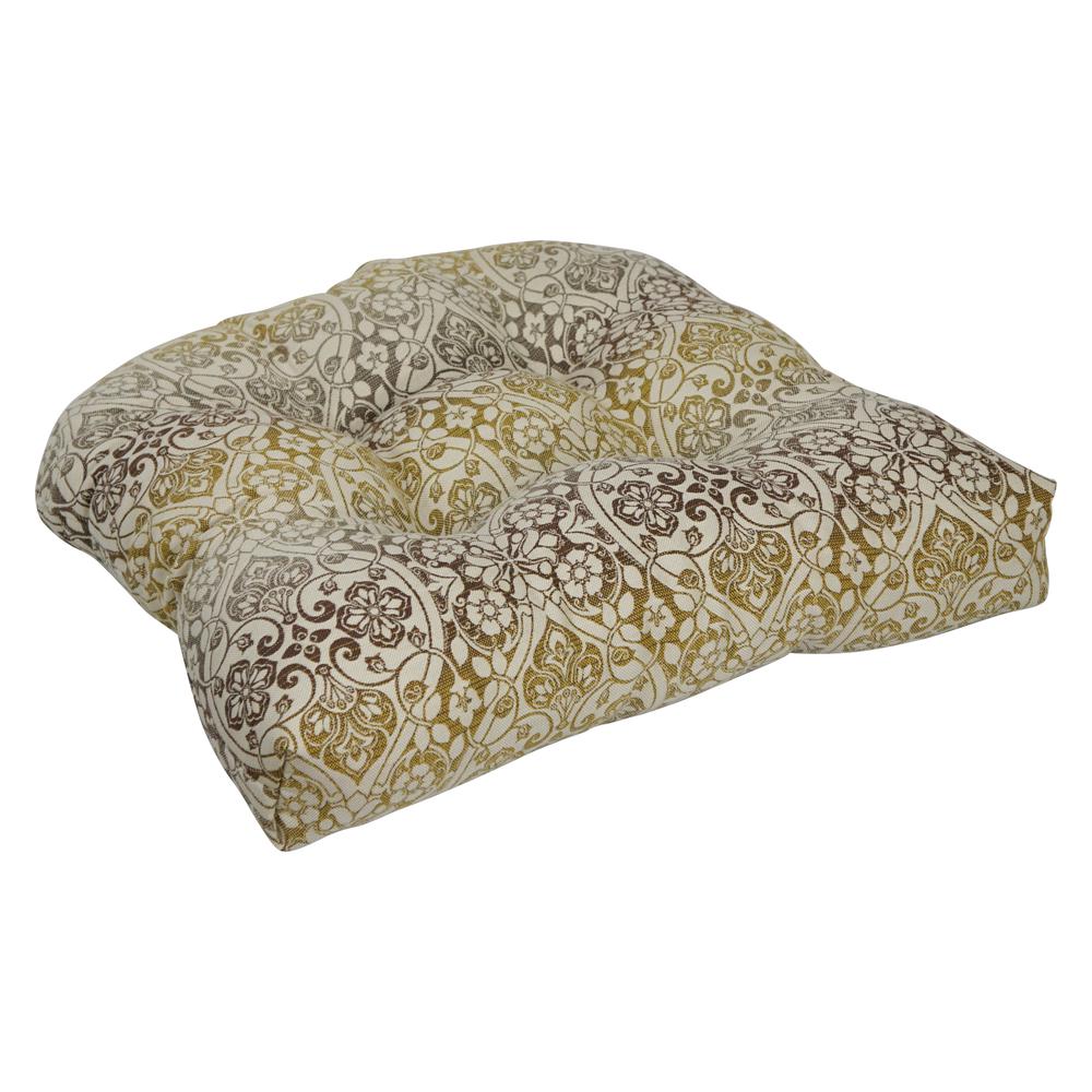 19-inch U-Shaped Premium Outdoor Tufted Dining Chair Cushion  93184-1CH-PO-007. Picture 1