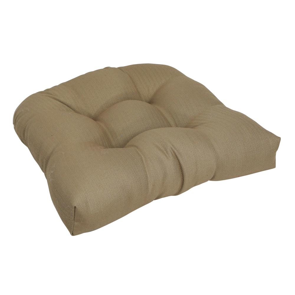 19-inch U-Shaped Premium Outdoor Tufted Dining Chair Cushion  93184-1CH-PO-010. Picture 1