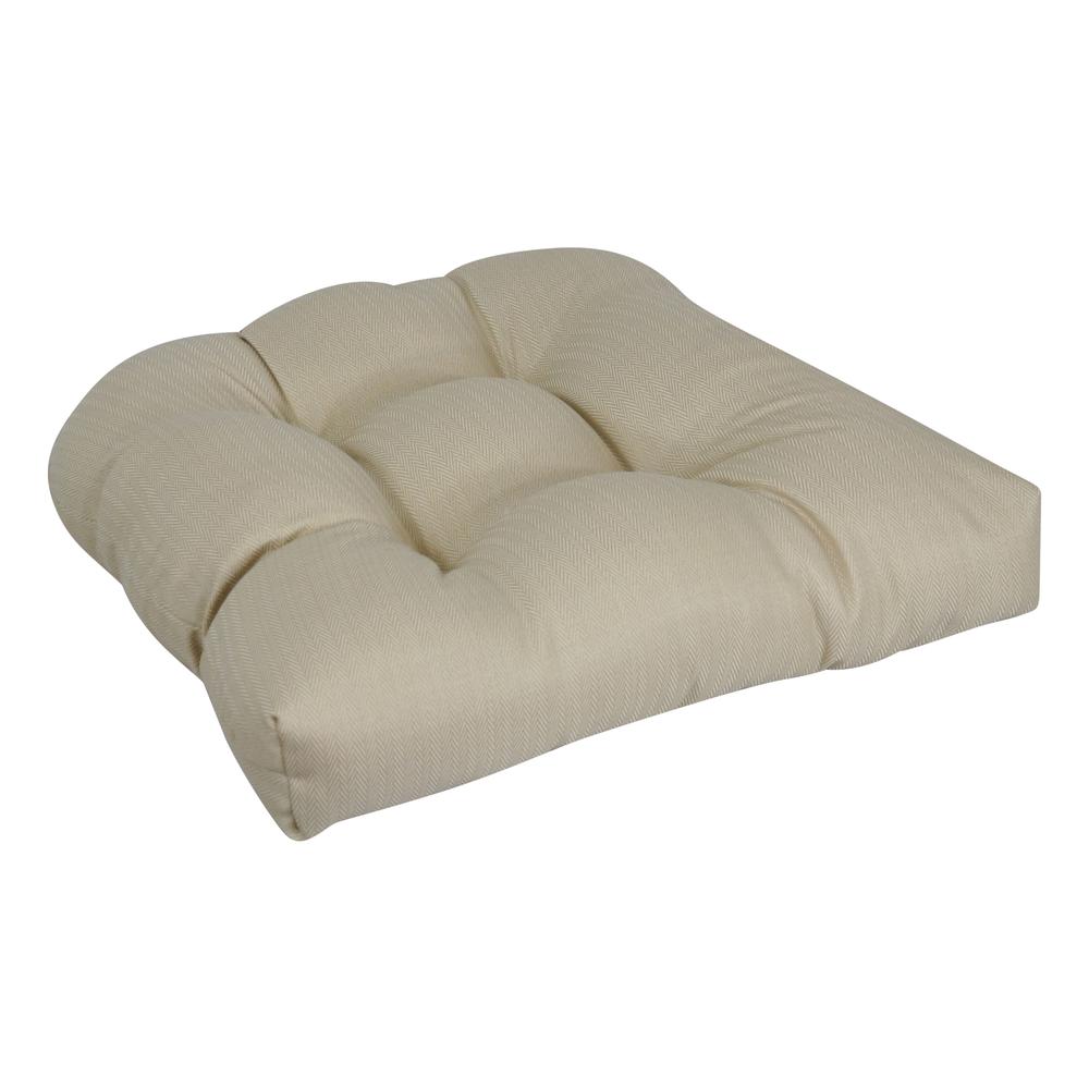19-inch U-Shaped Premium Outdoor Tufted Dining Chair Cushion  93184-1CH-PO-014. Picture 1