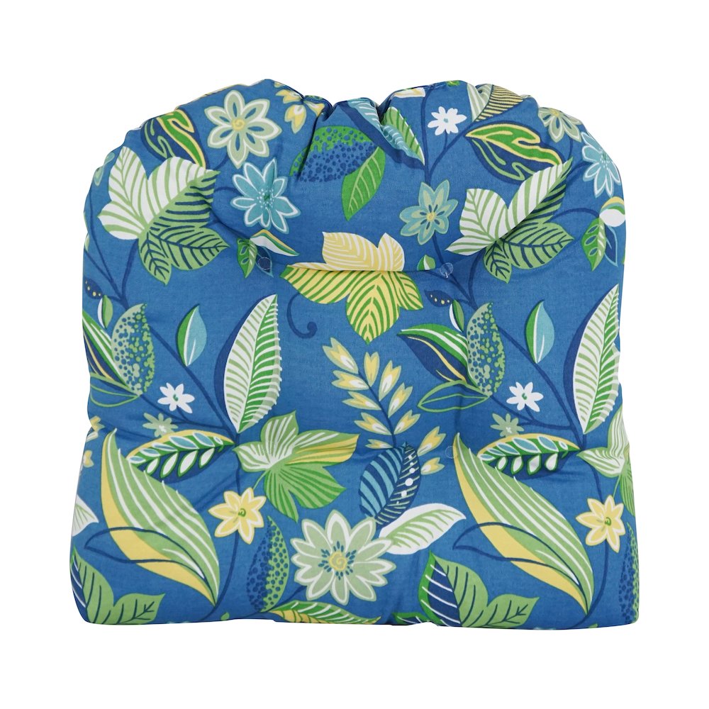 19-inch U-Shaped Patterned Spun Polyester Tufted Dining Chair Cushion. Picture 2