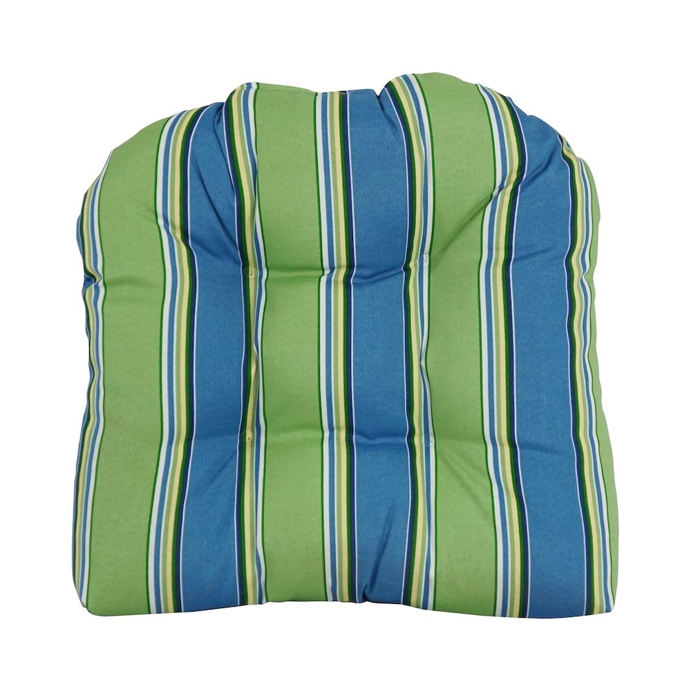 19-inch U-Shaped Patterned Spun Polyester Tufted Dining Chair Cushion. Picture 2