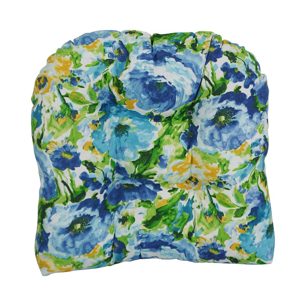 19-inch U-Shaped Patterned Spun Polyester Tufted Dining Chair Cushion 93184-1CH-REO-65. Picture 2