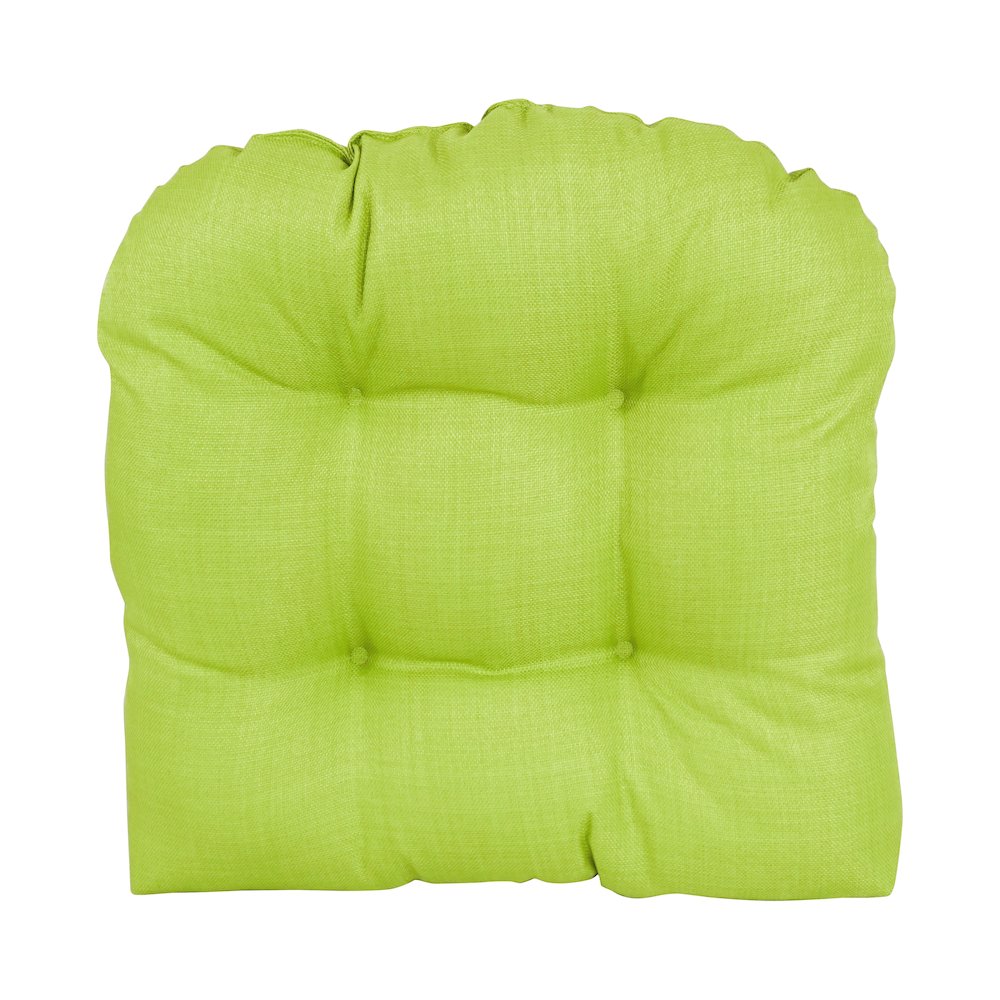 19-inch U-Shaped Solid Spun Polyester Tufted Dining Chair Cushion. Picture 2