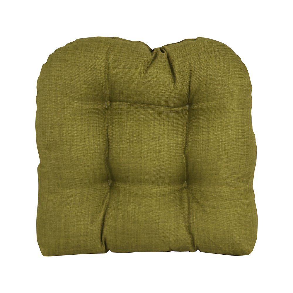 19-inch U-Shaped Solid Spun Polyester Tufted Dining Chair Cushion. Picture 2