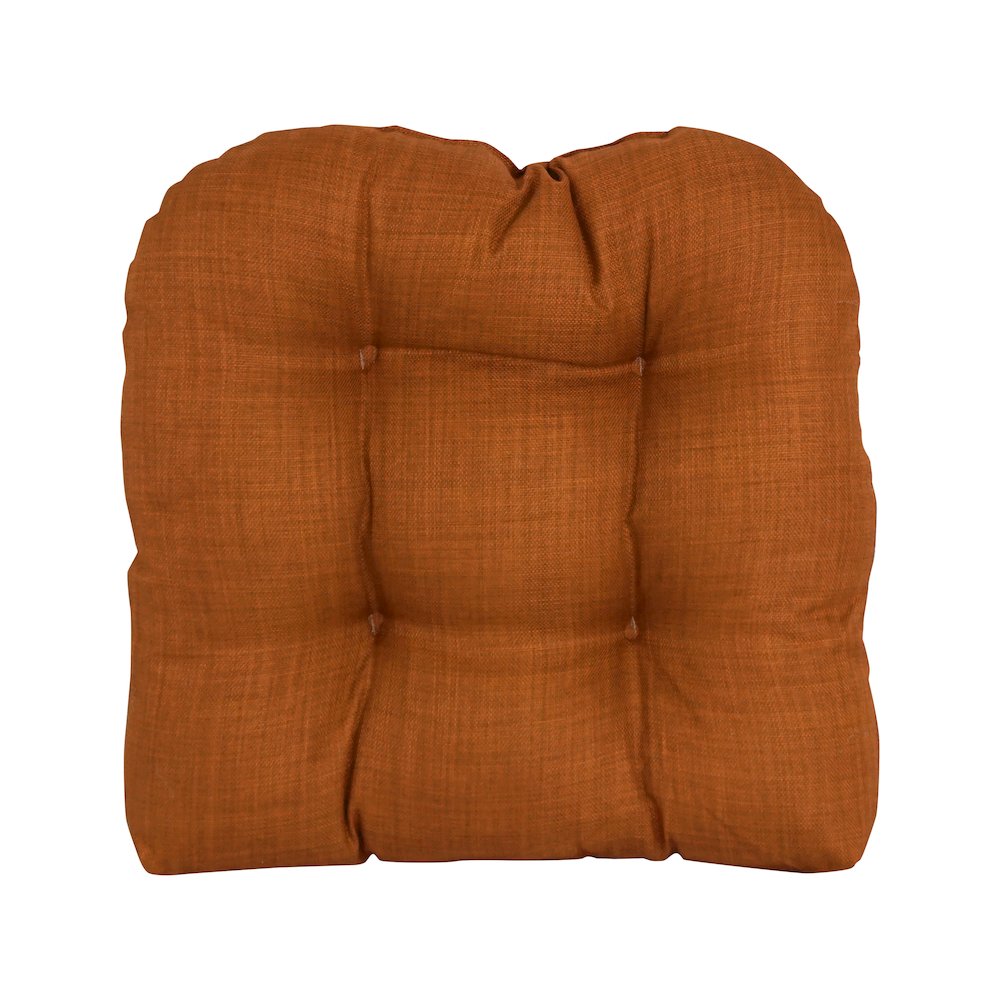 19-inch U-Shaped Solid Spun Polyester Tufted Dining Chair Cushion. Picture 2