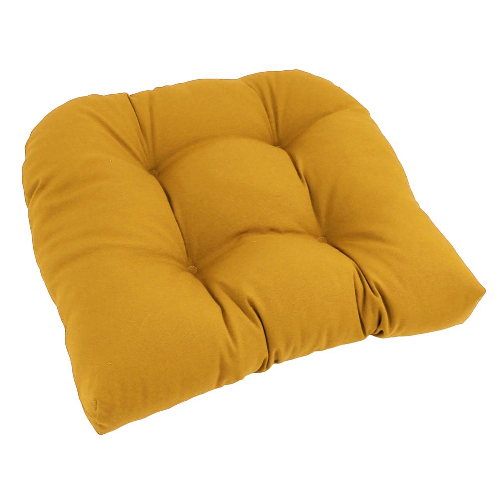 19-inch U-Shaped Twill Tufted Dining Chair Cushion  93184-1CH-TW-SS. Picture 1