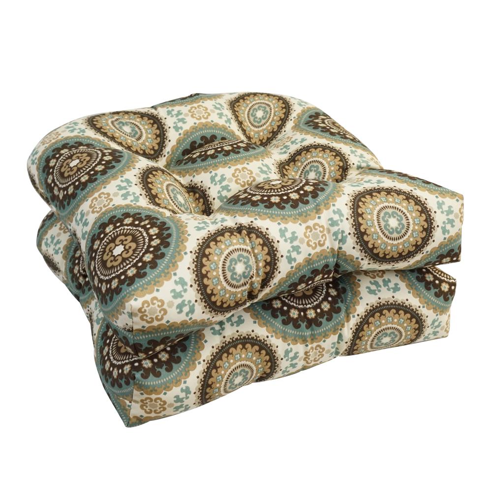 19-inch U-Shaped Dining Chair Cushions (Set of 2) 93184-2CH-OD-128. Picture 1