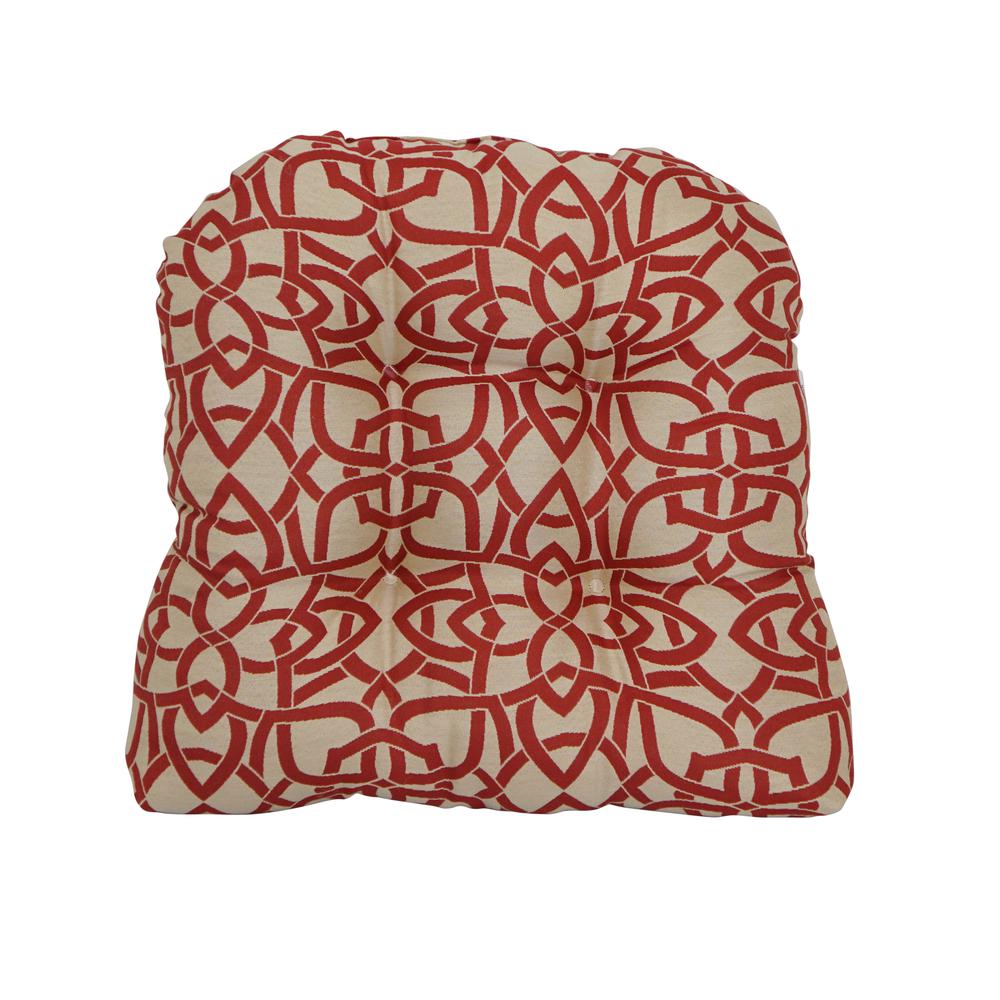 19-inch U-Shaped Premium Outdoor Tufted Dining Chair Cushion. Picture 2